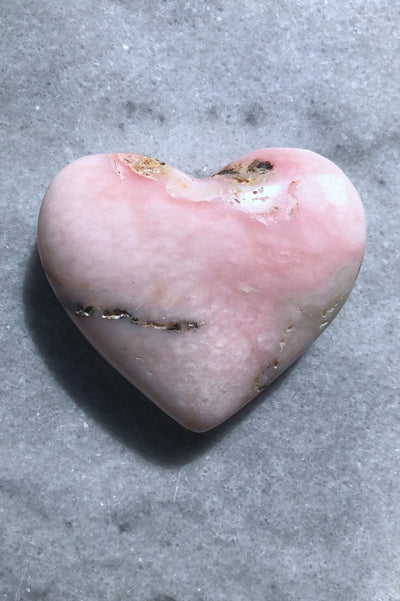 Pink Opal Peruvian Heart-ThisBlueBird - Modern Vintage