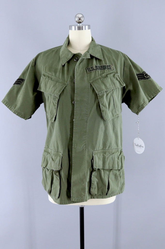 Rare Vintage 1968 US Air Force Jungle Shirt - ThisBlueBird