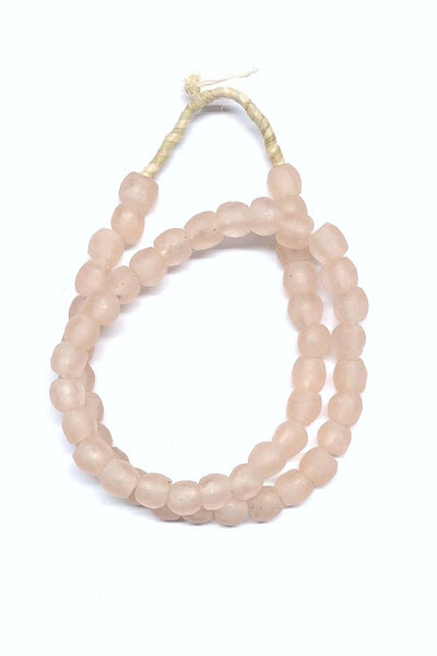 Recycled Glass Beads - Blush Pink-ThisBlueBird - Modern Vintage