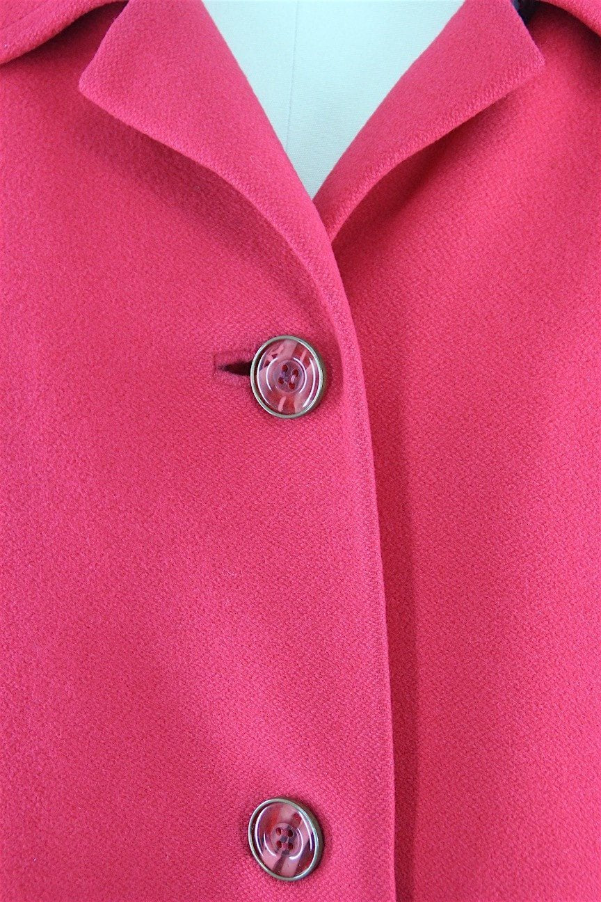 Red Cashmere coat - ThisBlueBird