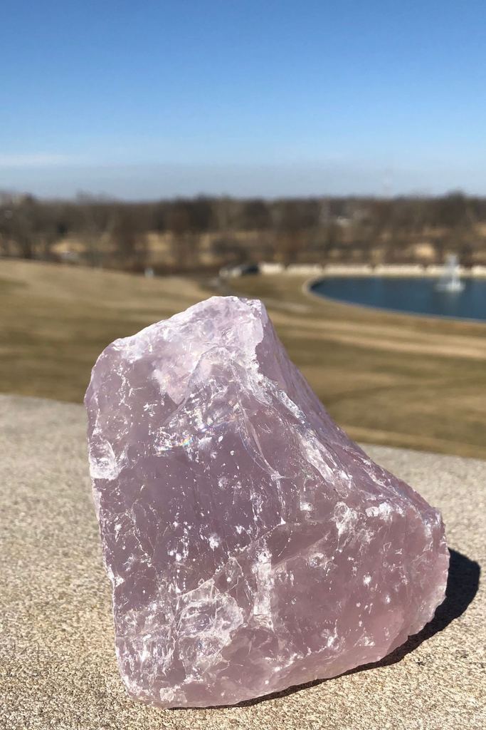 Lavender Pink Rose Quartz Rough Rock – ThisBlueBird