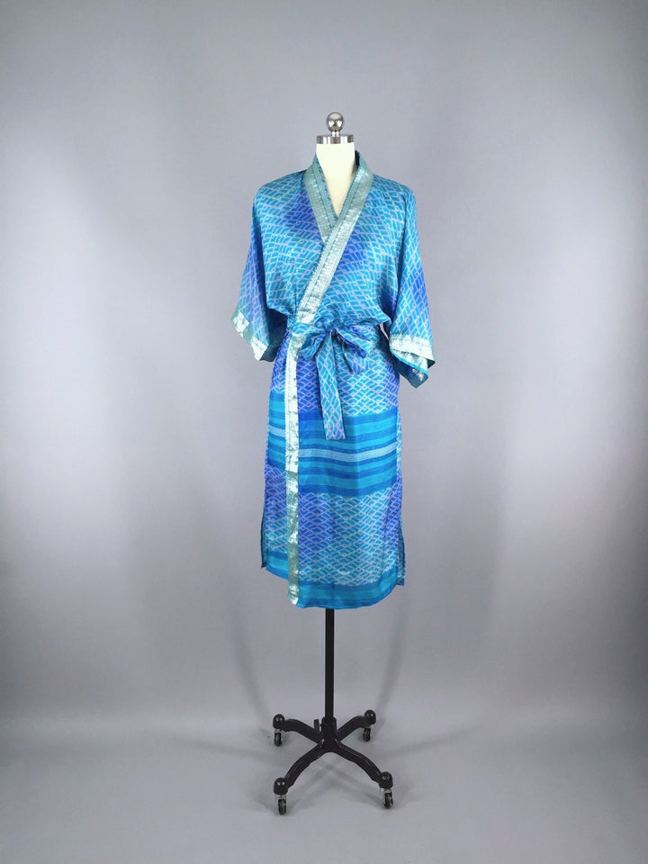 Sari Robe / Blue Waves - ThisBlueBird