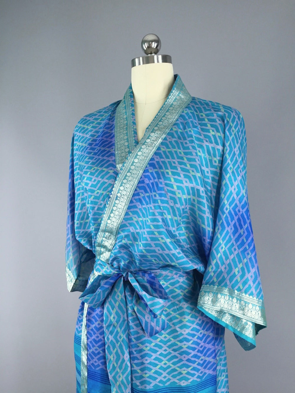 Sari Robe / Blue Waves - ThisBlueBird