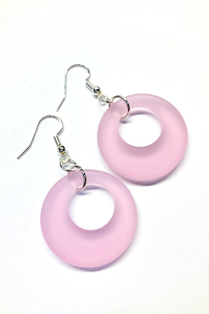 Sea Glass Donut Earrings-ThisBlueBird