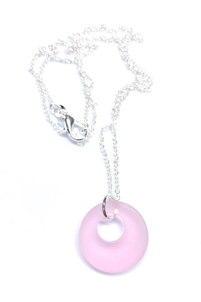 Sea Glass Donut Necklace-ThisBlueBird