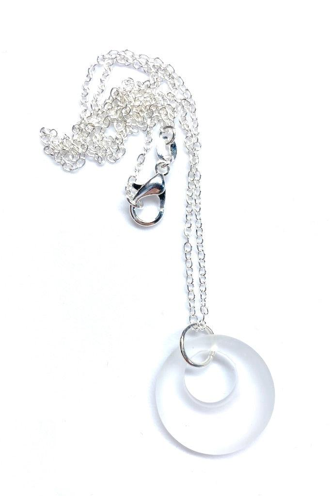 Sea Glass Donut Necklace-ThisBlueBird