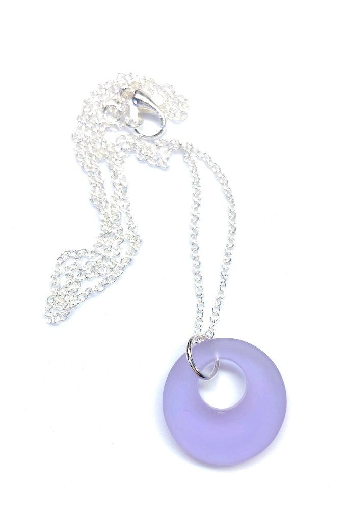 Sea Glass Donut Necklace-ThisBlueBird