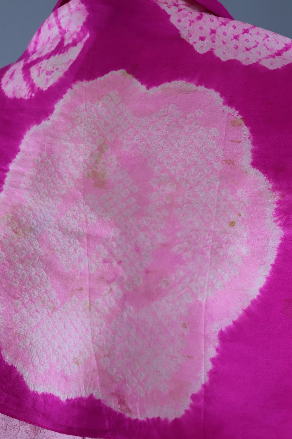 Vintage Silk Kimono Robe / Pink Butterflies - ThisBlueBird