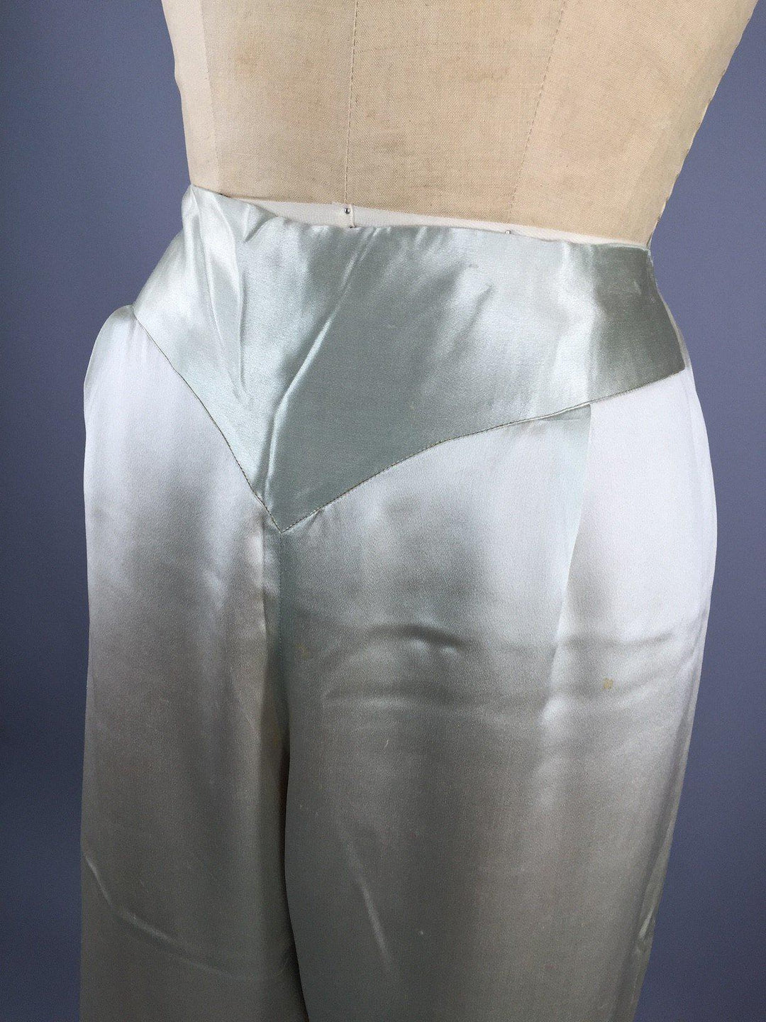 Vintage 1920s Silk Pajama Set - ThisBlueBird
