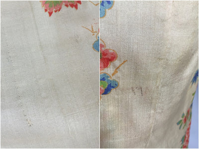 Vintage 1920s Silk Robe Kimono / Art Deco Silk Wrapper / 20s Flapper - ThisBlueBird