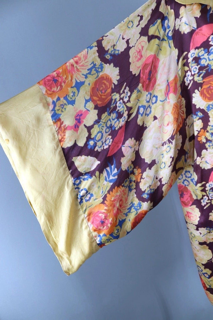 Vintage 1920s Silk Robe-ThisBlueBird - Modern Vintage