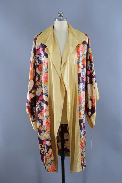 Vintage 1920s Silk Robe-ThisBlueBird - Modern Vintage