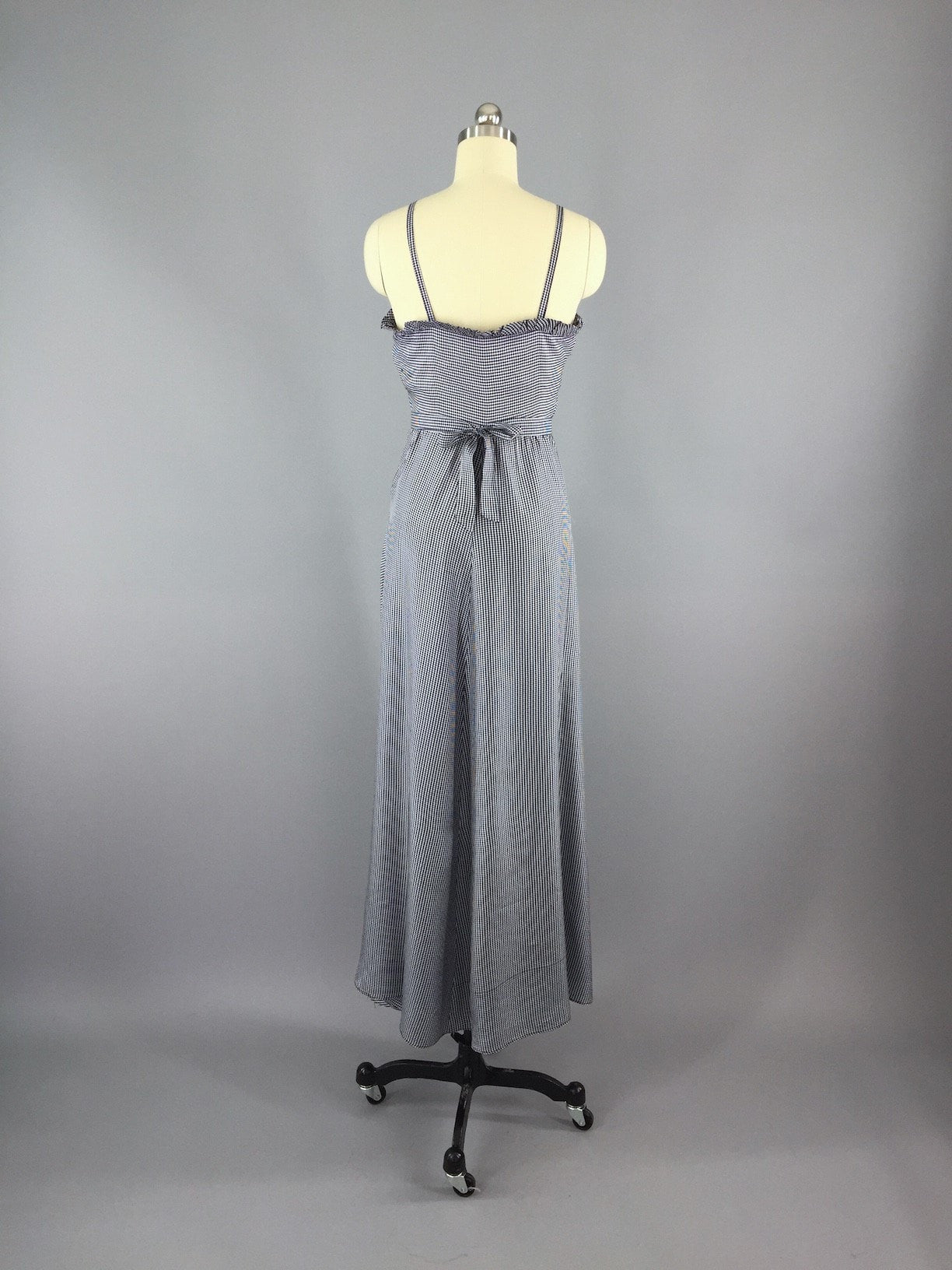 Vintage 1930s Bias Cut Gingham Dress & Jacket Set - ThisBlueBird