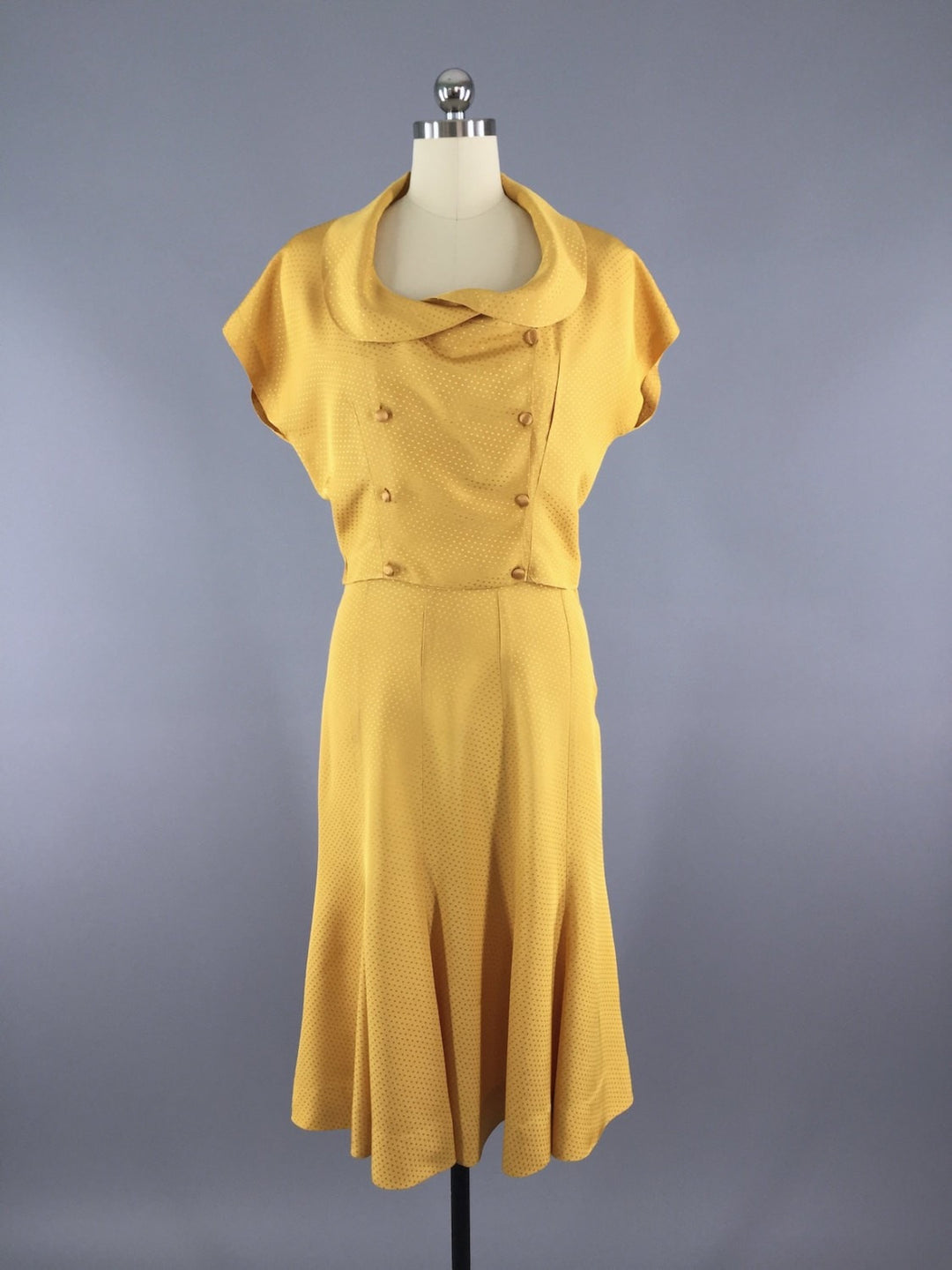 Vintage 1930s Day Dress / Skirt &amp; Blouse Set - ThisBlueBird