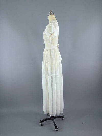 Vintage 1930s Dress / 30s Vintage Wedding Dress - ThisBlueBird