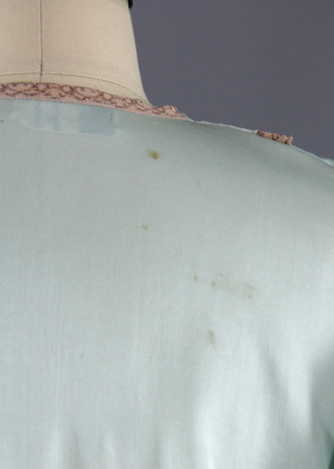 Vintage 1930s Green Silk Satin Bed Jacket Loungewear - ThisBlueBird