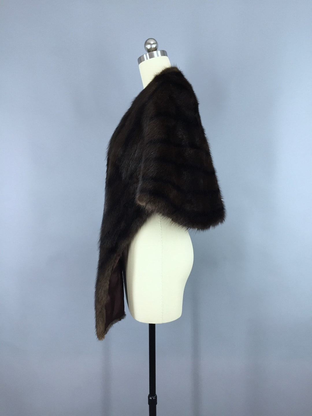Vintage 1940s  - 1950s Mink Stole Fur Wrap - ThisBlueBird