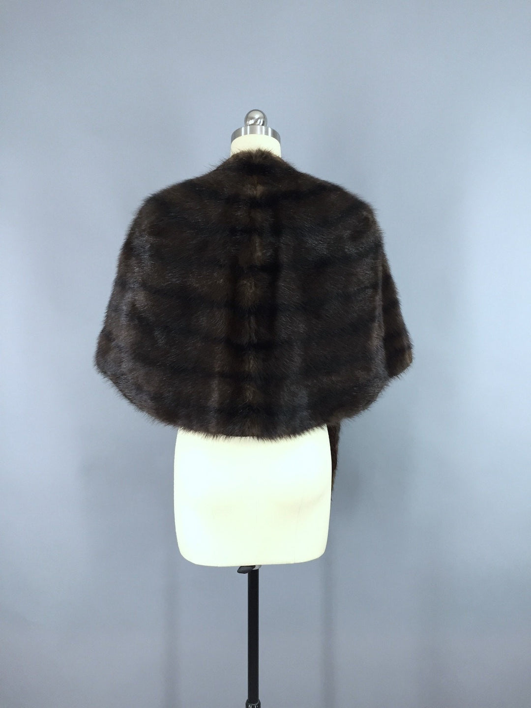 Vintage 1940s  - 1950s Mink Stole Fur Wrap - ThisBlueBird