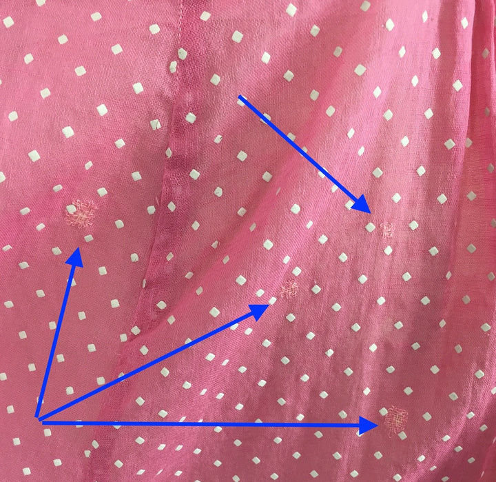 Vintage 1940s-50s Pink Swiss Dot Dress - ThisBlueBird