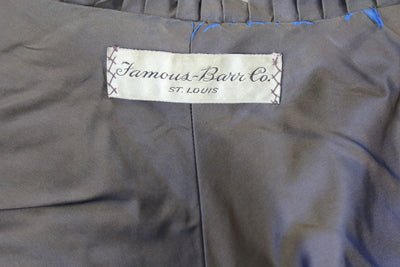 Vintage 1940s Dark Brown Fur Wrap Stole - ThisBlueBird