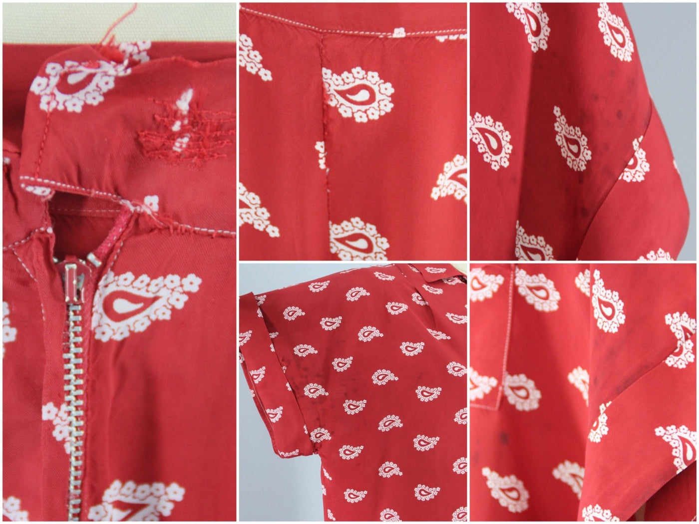 Vintage 1940s Pajamas Set / Textron Rayon - ThisBlueBird