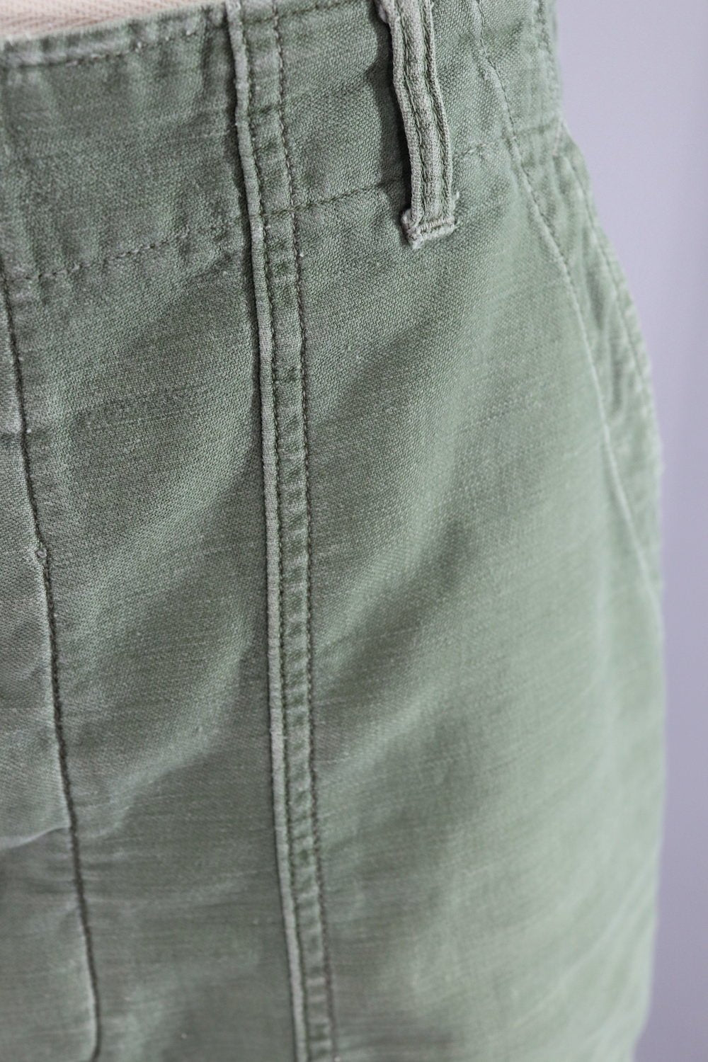 Vintage 1950s-1960s US Army Pants / OG-107 Olive Drab - ThisBlueBird