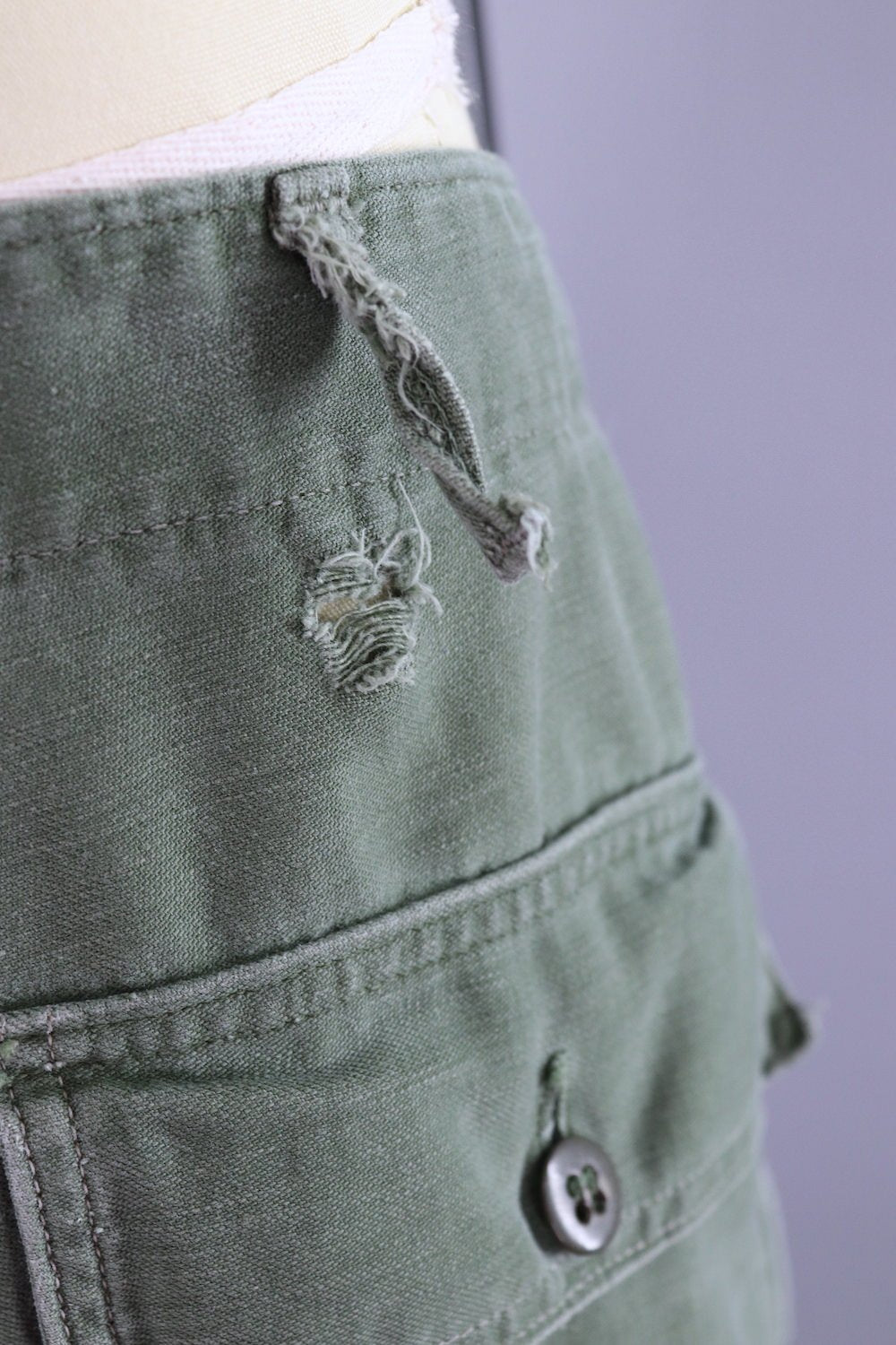 Vintage 1950s-1960s US Army Pants / OG-107 Olive Drab – ThisBlueBird