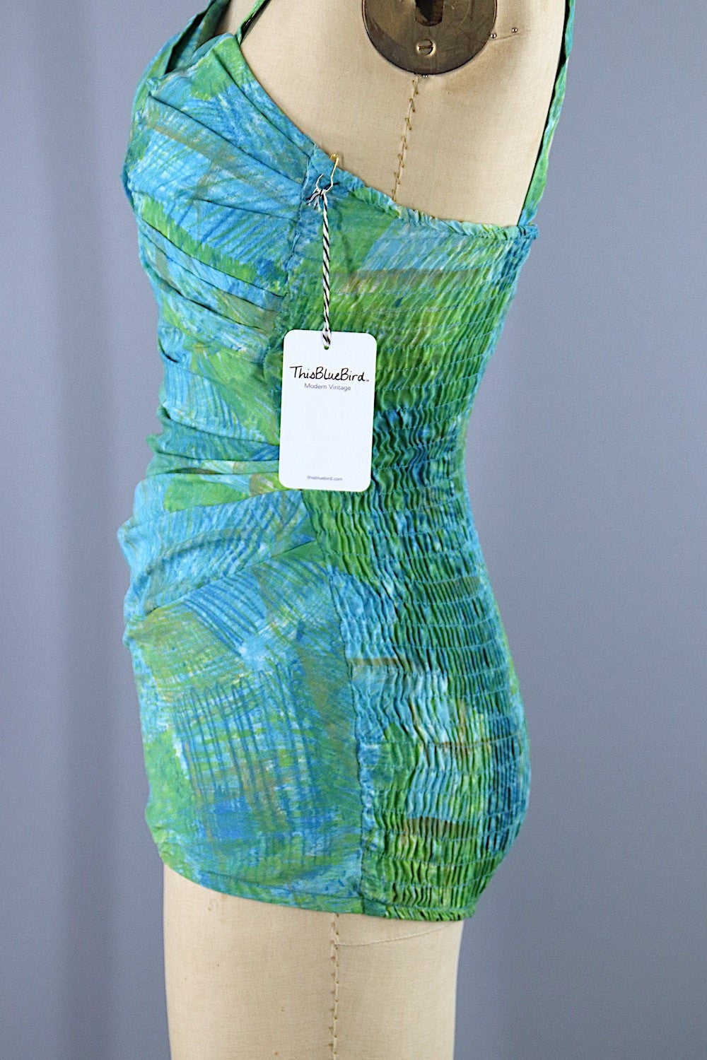 Vintage 1950s Catalina Swim Suit / Blue Green - ThisBlueBird