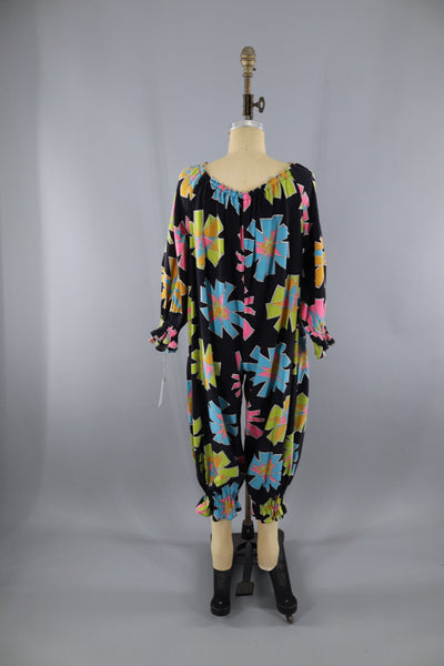 Vintage 1950s Clown or Jester Costume Jumpsuit - ThisBlueBird