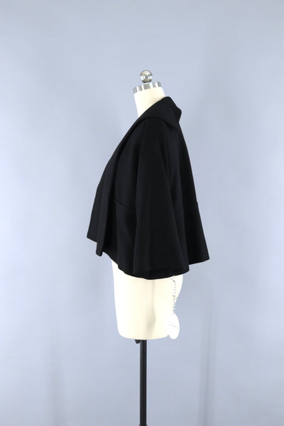 Vintage 1950s New Look Black Swing Jacket - ThisBlueBird