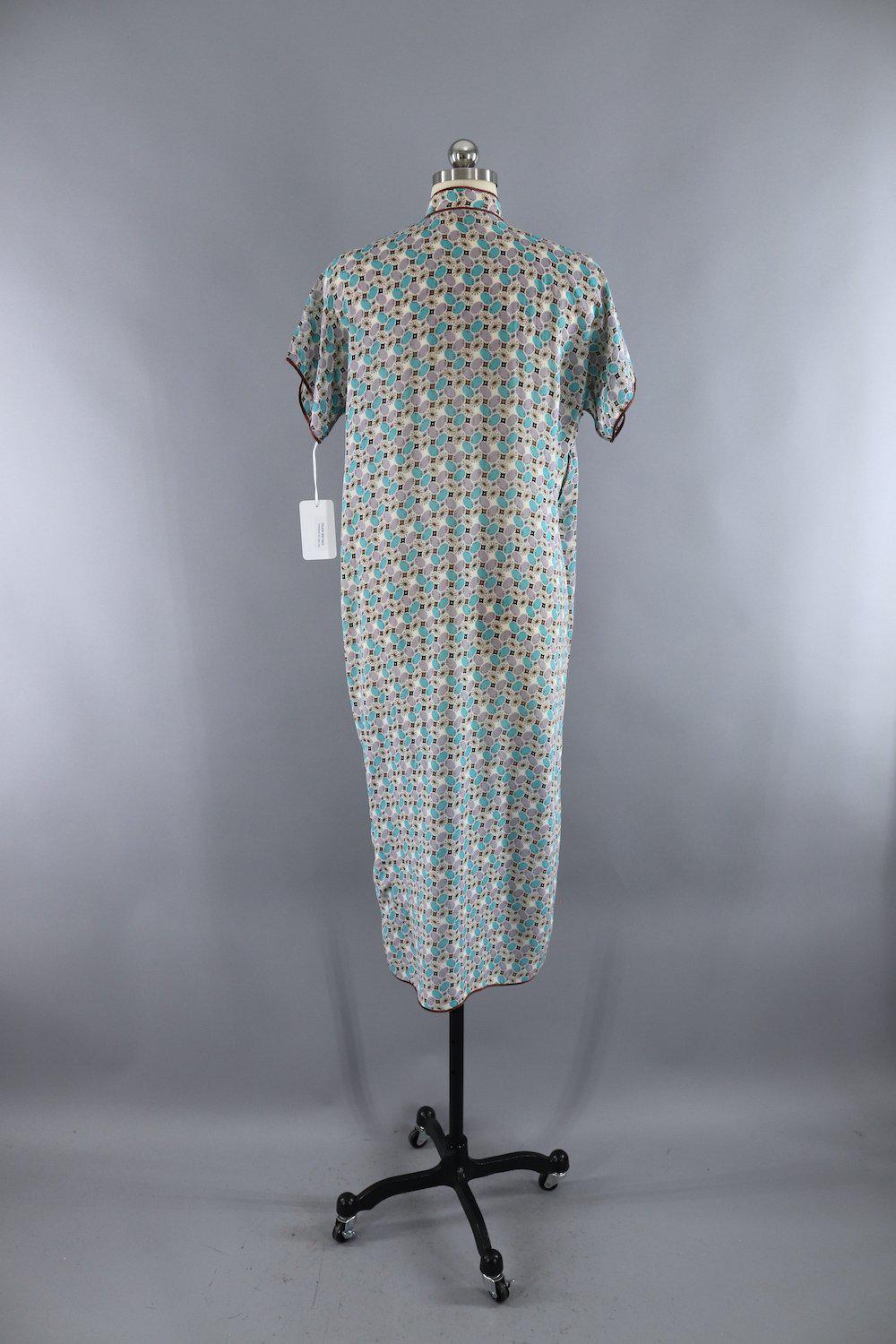 Vintage 1950s Qi Pao Cheongsam Dress - ThisBlueBird
