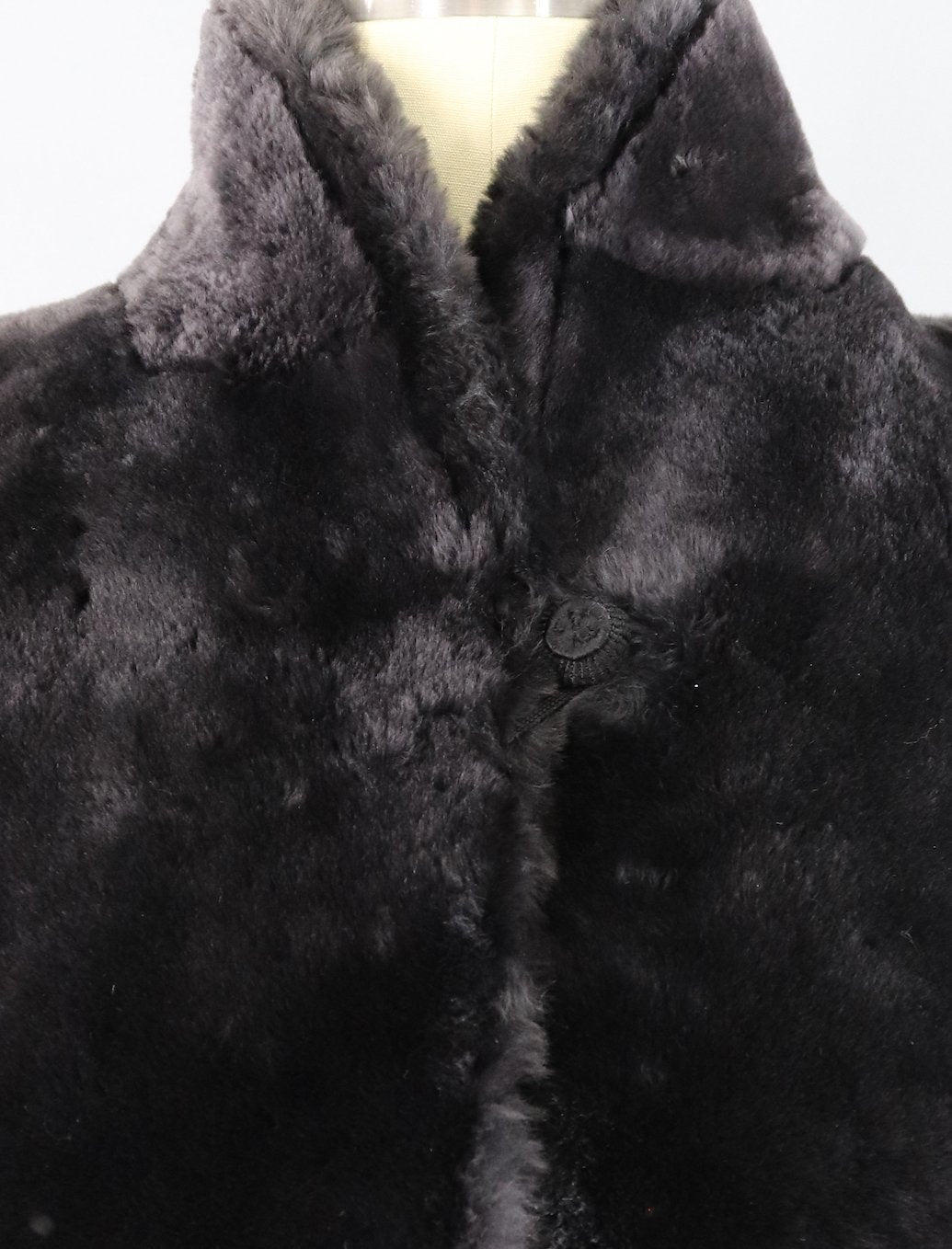 Vintage 1950s Sheared Lamb Mouton Fur Jacket - ThisBlueBird