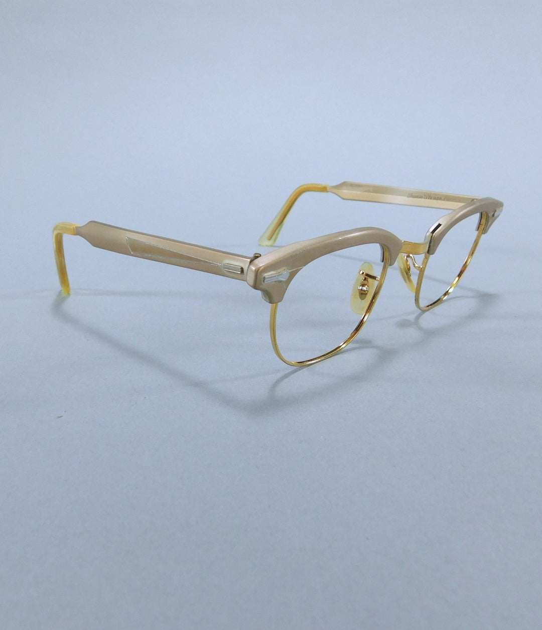 Vintage 1950s Shuron Gold Aluminum Glasses Frames – ThisBlueBird