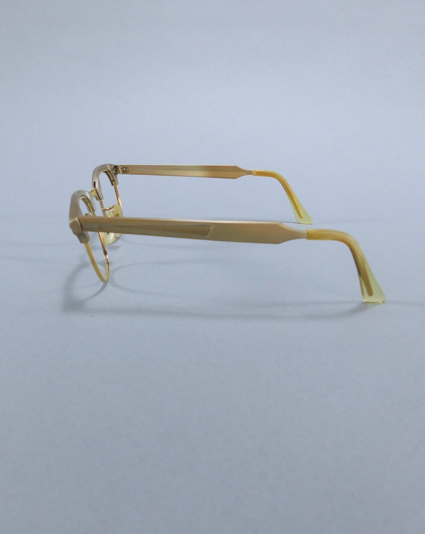 Vintage 1950s Shuron Gold Aluminum Glasses Frames - ThisBlueBird