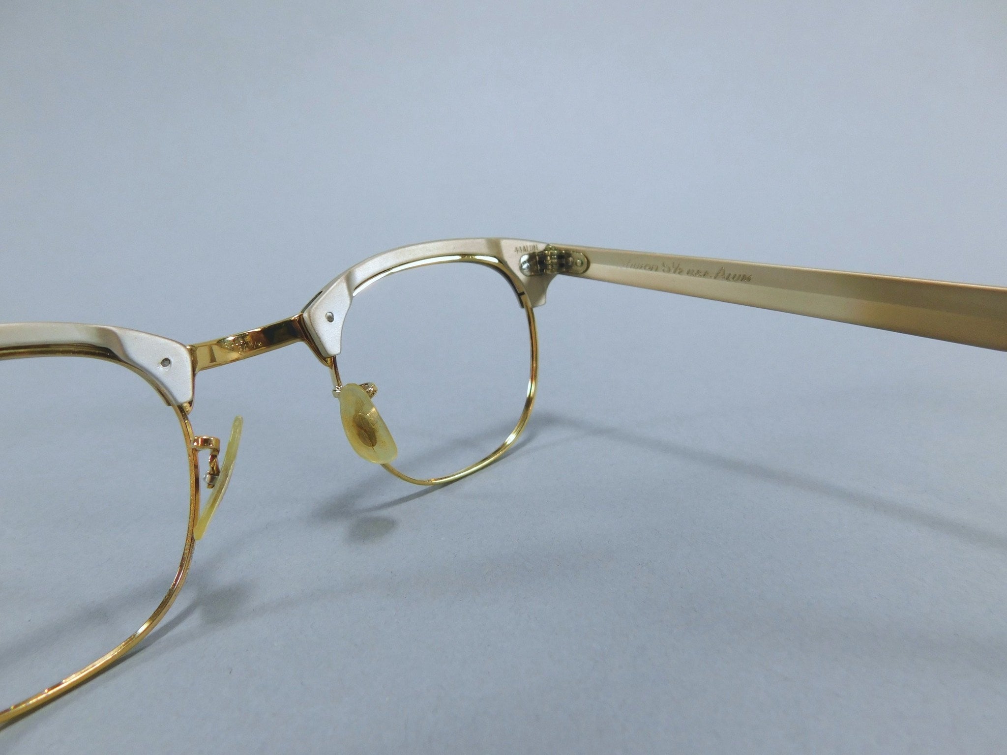 Vintage 1950s Shuron Gold Aluminum Glasses Frames – ThisBlueBird