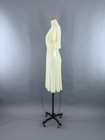 Vintage 1950s Sweater Dress / I Magnin Kimberly Knits - ThisBlueBird