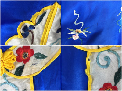 Vintage 1960s Asian Jacket / Embroidered Chinese Coat - ThisBlueBird
