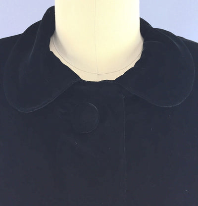 Vintage 1960s Black Velvet Evening Jacket - ThisBlueBird