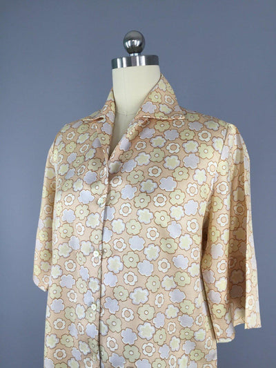 Vintage 1960s Day Dress / Mod Floral Print - ThisBlueBird