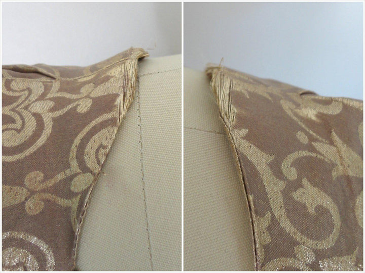 Vintage 1960s Dress / Gold Brocade - ThisBlueBird