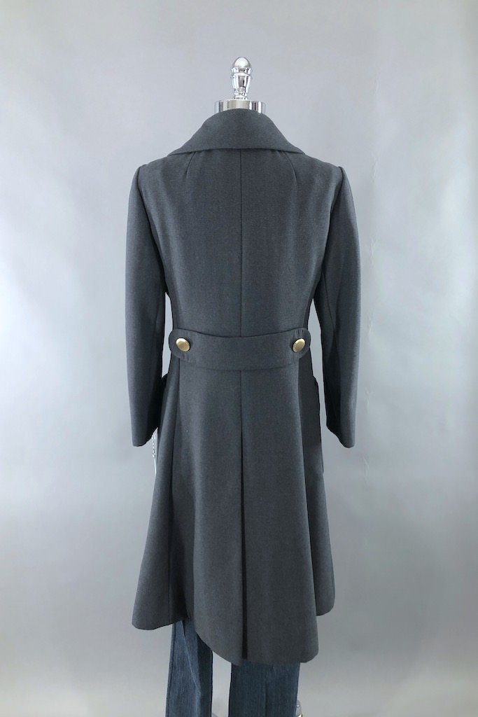 Vintage 1960s Dark Grey Brody Overcoat – ThisBlueBird