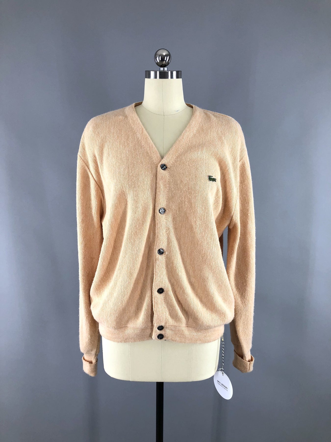 Vintage 1960s IZOD Cardigan Sweater / Apricot Peach – ThisBlueBird