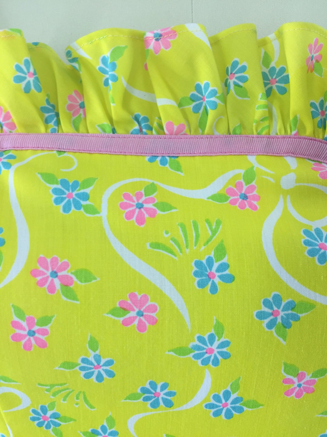 Vintage 1960s Lilly Pulitzer Dress / The Lilly Yellow Floral Print Maxi Dress - ThisBlueBird