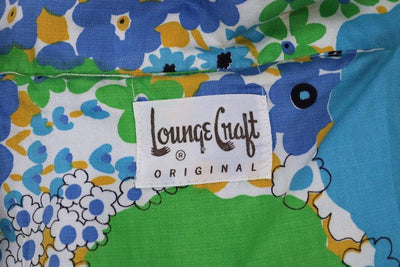 Vintage 1960s Lounge Craft  Jumpsuit / Mod Floral Print Romper - ThisBlueBird