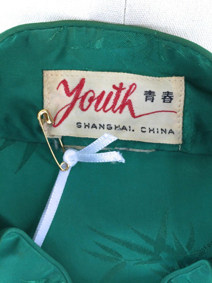 Vintage 1960s Mandarin Robe / Chinoiserie Maxi Coat - ThisBlueBird