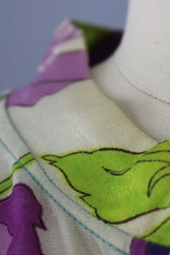 Vintage 1960s Mod Floral Micro Mini Tunic Dress - ThisBlueBird