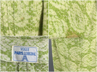 Vintage 1960s Wool Dress / Vogue Paris Originals - ThisBlueBird