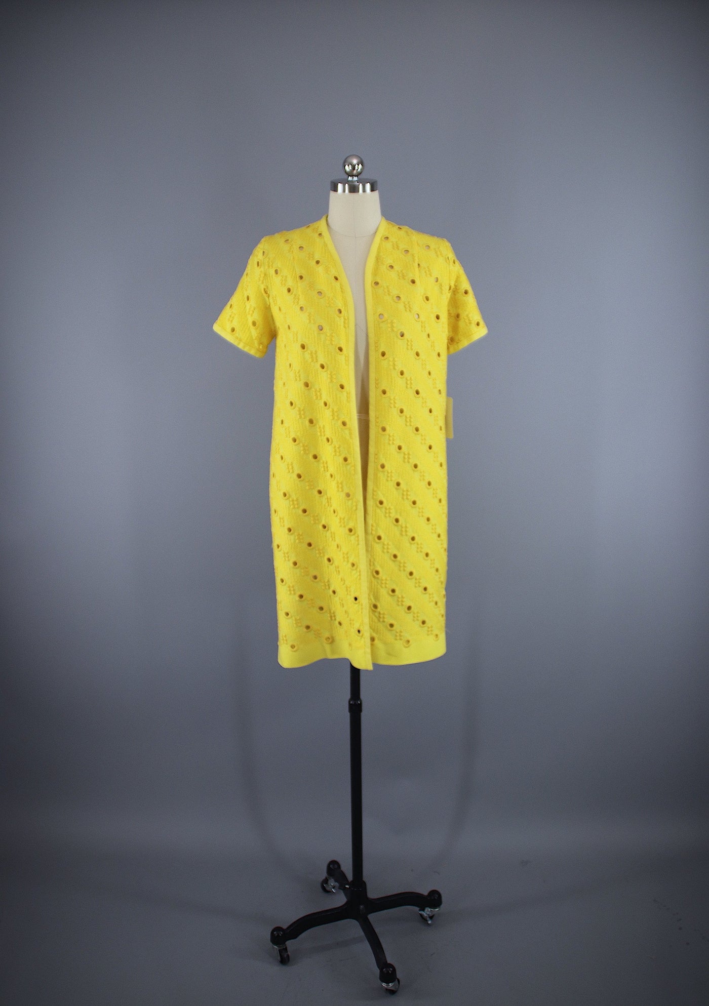 Vintage 1960s Yellow Linen Jacket / Edith Flagg - ThisBlueBird