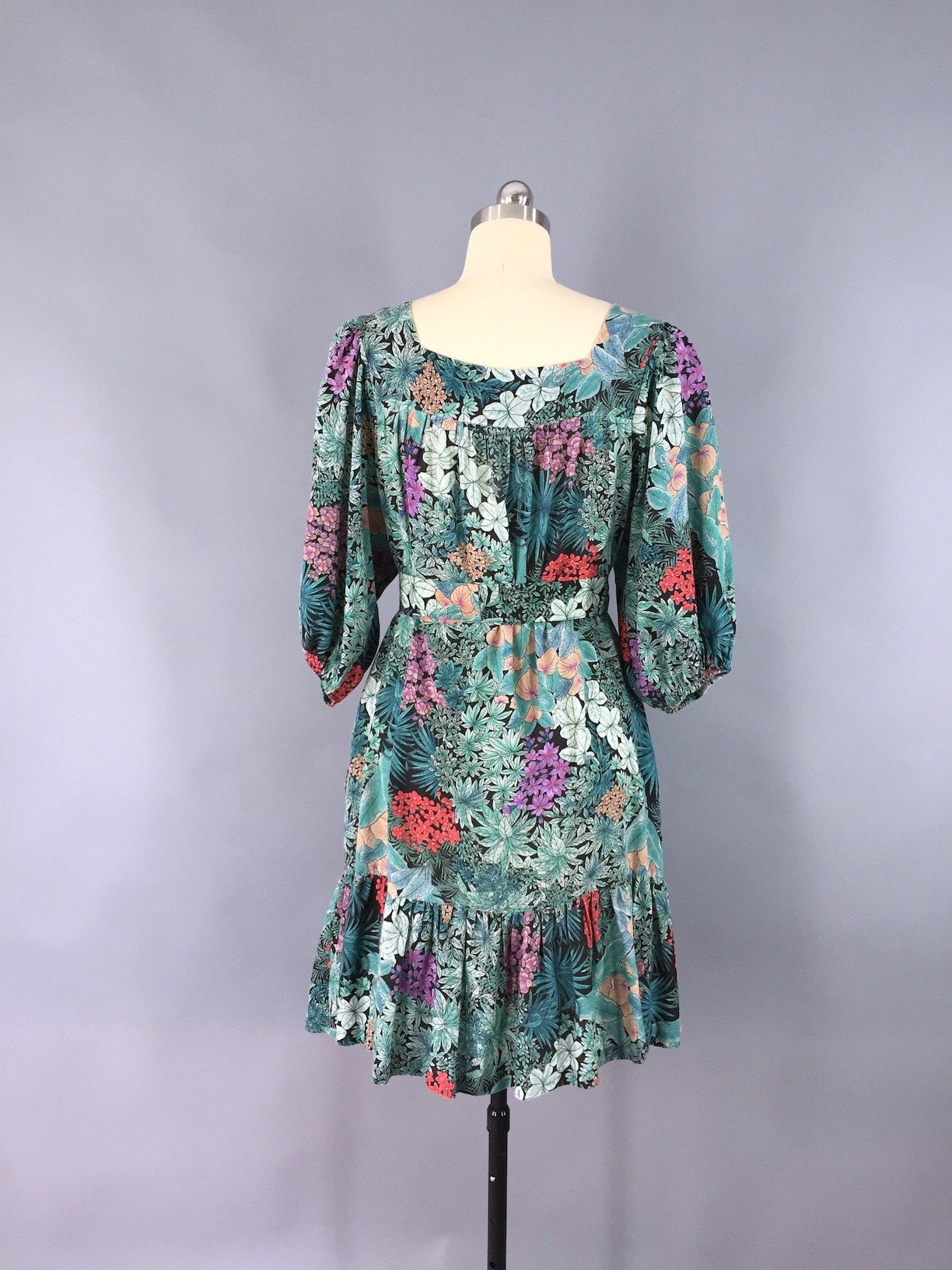 Vintage 1970s Dress Peasant Dress / Periphery Loungewear - ThisBlueBird