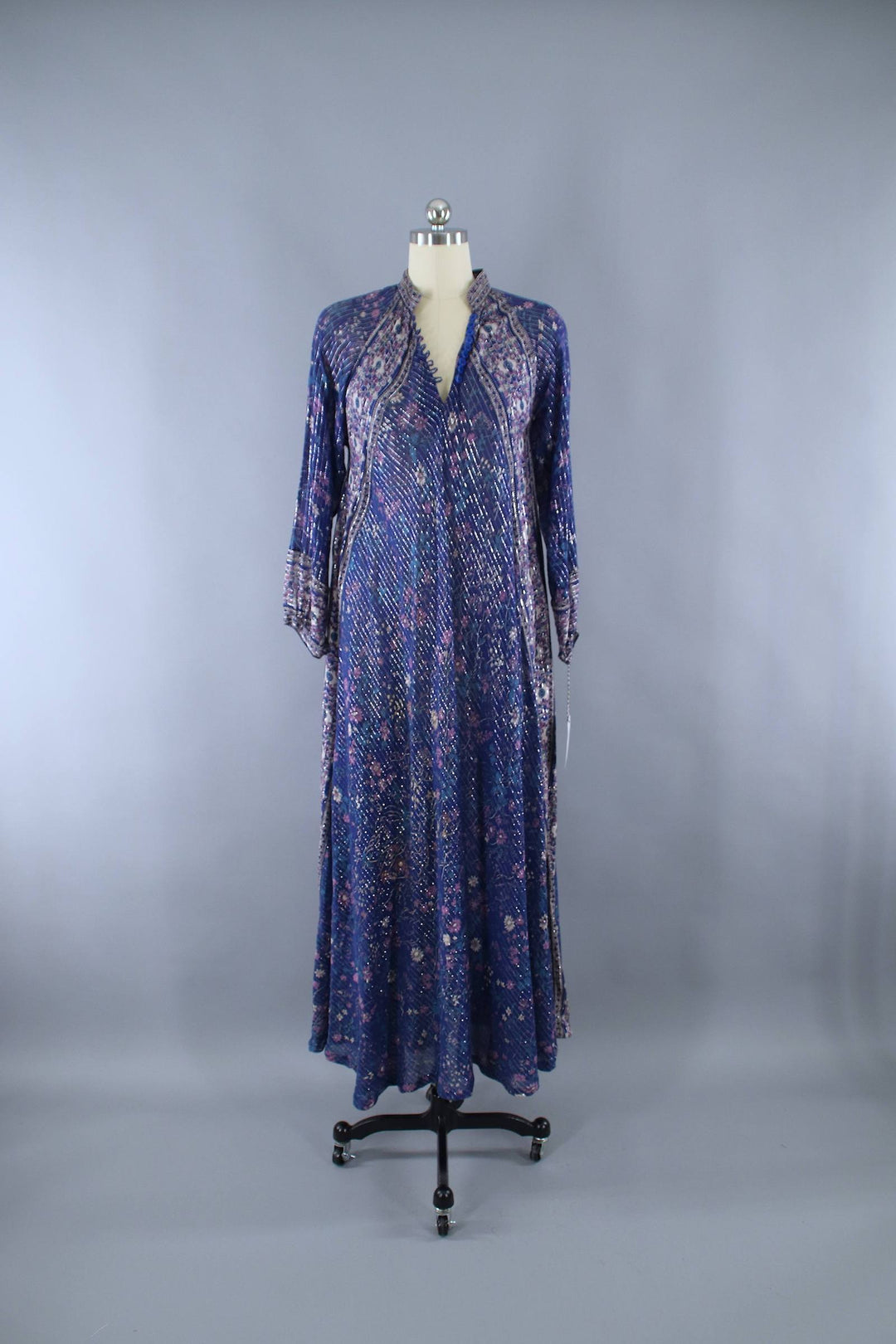 Vintage 1970s Indian Cotton Maxi Dress / OH CALCUTTA ThisBlueBird Vintage 1970s Indian Cotton Maxi Dress / OH CALCUTTA ThisBlueBird